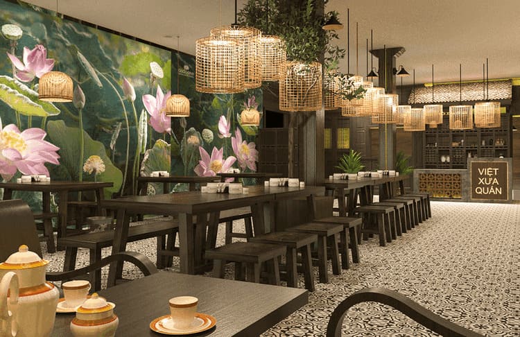 Thiết kế nội thất nhà hàng Hà Nội