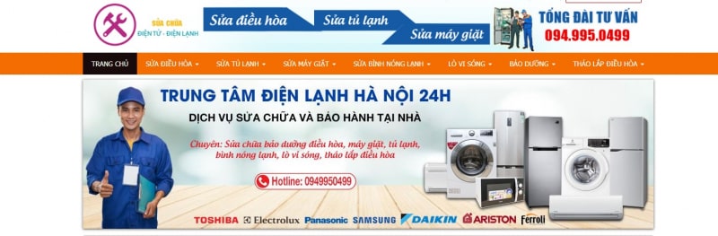 sửa máy giặt tại nhà Hà Nội